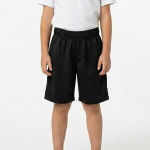 Circo Boys Size Small 6/7 Black Athletic Mesh Basketball Shorts Side Stripe